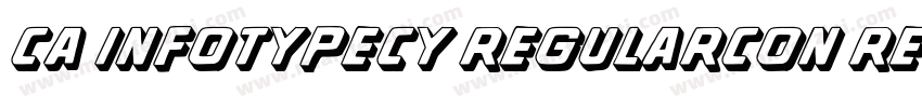 CA InfoTypeCY RegularCon Regular字体转换